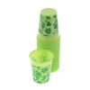 Pahare Plastic Model Floral, Set 100 Bucati