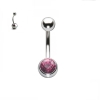 Cercel Buric Baby Fuchsia 1.6 x 8mm