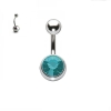 Cercel Buric Baby Blue Zircon