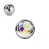 Bila Piercing AB Crystal, Prindere cu Filet 1.6 mm