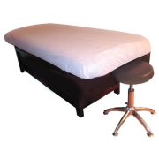 Husa Pat cu Elastic Alba 90 × 210 × 20 cm - Set 10 Bucati