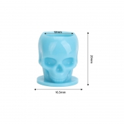 Capacele pentru Tus Tatuaje Skull 12mm - Set 50 Bucati