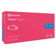 Manusi Nitril Roz Magenta, Nitrylex, 100 Bucati