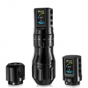 INKONE Prick Aparat De Tatuat Wireless, Stroke Ajustabil, Negru
