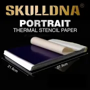 Foi De Transfer Tatuaje Skulldna Portrait, Imprimanta Si Manual