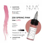 Nuva Colors 230 Spring Pink  - Pigment Micropigmentare Buze 15ml