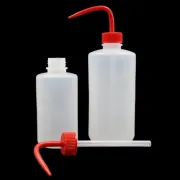 Recipient Spalare Tatuaj Alb cu Pompita Rosie - Wash Bottle