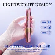 MAST P60 Wireless Tattoo Pen - Aparat PMU Profesional, Stroke Reglabil, 2 Baterii, Pink