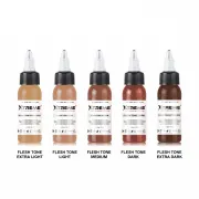 Tus Tatuaje Xtreme - Set Flesh Tone 5 x 30ml
