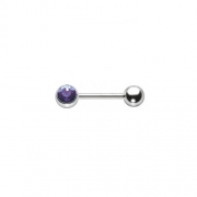 Cercel BB Amethyst, Tija 1.2mm, 6mm