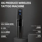 Aparat De Tatuat OG DARKKNIGHT Pro, Stroke Ajustabil