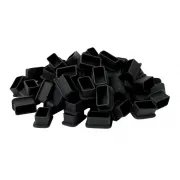 Capacele Silicon 20 x 30mm 80buc - Negre