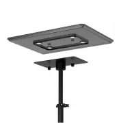 Masa de Lucru Elite Tattoo Tray Smoke Grey - Inaltime Reglabila - Aluminiu Premium