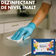 Servetele Dezinfectante Suprafete 80 buc Klintensiv Profesionale Fara Clatire