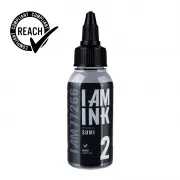 I AM INK SUMI 2, 50 ml, Tus Grey Wash Profesional pentru Tatuaje REACH