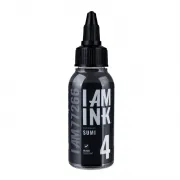 I AM INK SUMI 4, 50 ml, Tus Grey Wash Profesional pentru Tatuaje REACH