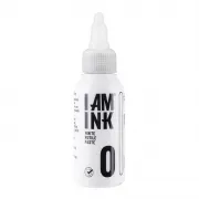 I AM INK White Rutile Paste, 50 ml, Tus Alb Profesional pentru Tatuaje REACH