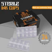 SKULLDNA Sterile Ink Cups Asortate 12mm, 22mm si 50mm - 48 buc