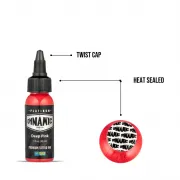 Dynamic Ink Platinum Deep Pink 30 ml, Tus Profesional pentru Tatuaje REACH