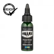 Dynamic Ink Platinum Forest Green 30 ml, Tus Profesional pentru Tatuaje REACH