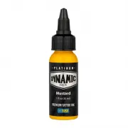 Dynamic Ink Platinum Mustard Yellow 30 ml, Tus Profesional pentru Tatuaje REACH