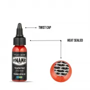 Dynamic Ink Platinum Scarlet Red 30 ml, Tus Profesional pentru Tatuaje REACH