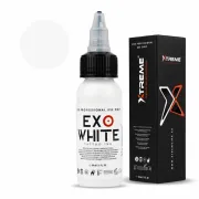 Xtreme Ink Exo White, 30 ml, Tus Alb Profesional pentru Tatuaje REACH