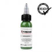 Xtreme Ink Green Apple, 30 ml, Tus Profesional pentru Tatuaje REACH