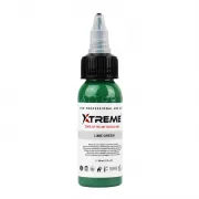 Xtreme Ink Lime Green, 30 ml, Tus Profesional pentru Tatuaje REACH