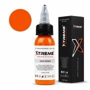 Xtreme Ink Neon Orange, 30 ml, Tus Profesional pentru Tatuaje REACH