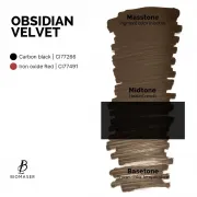 Biomaser Obsidian Velvet - Pigment PMU Hibrid pentru Sprancene 12 ml
