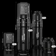 Dragonhawk Fold Pro 7 Aparat de Tatuat Wireless cu Stroke Reglabil 2.4-4.2 mm, 2 Baterii