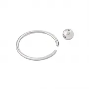 Cercel BCR, Tija 1.2 mm, Otel 316L
