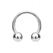 Cercel Circular CBB, Tija 1.6 mm, Otel 316L