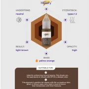 Hanafy Pulse by Julie Kim No. 2 Cappuccino 5ml - Pigment Sprancene PMU Pentru Practica