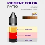 Hanafy Pulse by Julie Kim No. 3 Pumpkin Spice 5ml - Pigment Sprancene PMU Pentru Practica