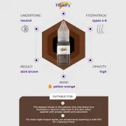 Hanafy Pulse by Julie Kim No. 5 Americano 5ml - Pigment Sprancene PMU Pentru Practica