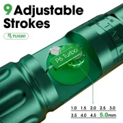 EZ P6 Turbo Wireless cu 1 Baterie - Aparat de Tatuat cu Stroke Reglabil 1.0-5.0 mm