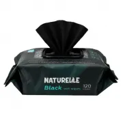 Servetele Umede Universale Naturelle Negre, Fara Alcool, 120 buc