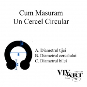 Cercel CBB 1.6 x 16 x 5mm
