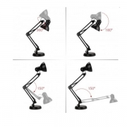 Lampa Masa Cu Suport Neagra