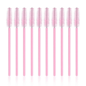 Perii Pentru Sprancene Roz Set 50