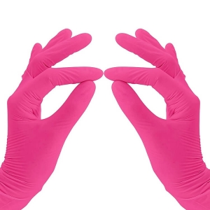 Manusi Nitril Roz Magenta, Nitrylex, 100 Bucati