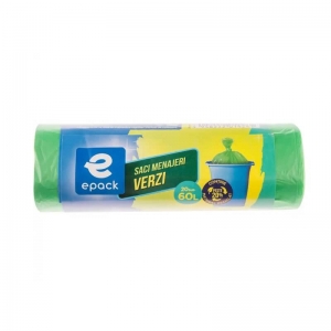 Saci Menaj Epack Verzi 60L, 20buc