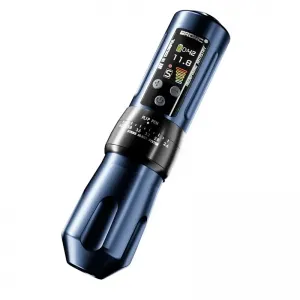 Bronc X2 Ajustabil Wireless Pen Blue, Masina De Tatuat Cu Stroke 2.6 - 4mm