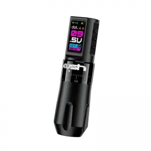 Aparat de Tatuat KUSH Wireless Pen, Stroke Ajustabil 2.4-4.2mm, Black