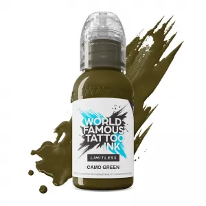 Tus Tatuaj World Famous Limitless Camo Green 30ml REACH