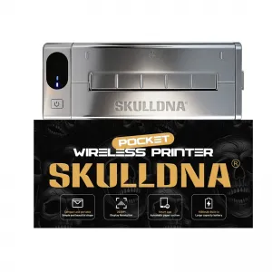 SKULLDNA Mini Wireless Printer - Imprimanta Portabila pentru Stencil Tatuaj