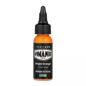 Dynamic Ink Platinum Bright Orange 30 ml, Tus Profesional pentru Tatuaje REACH