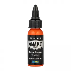 Dynamic Ink Platinum Carrot Orange 30 ml, Tus Profesional pentru Tatuaje REACH